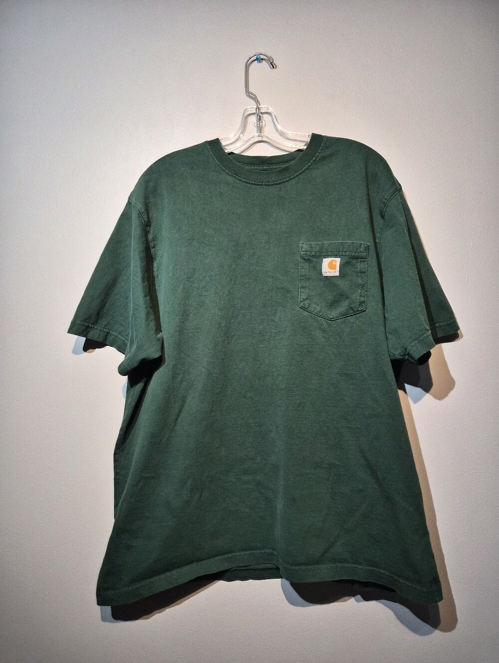 Carhartt Original Fit Dark Green Pocket T-Shirt | Size XL